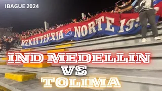DESDE LA TRIBUNA Viaje a Ibague  2024 x Copa Conmebol sudamericana Final de Tolima 0(2)-(4)0