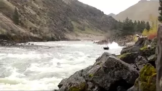 Jet Boat WIPES OUT! On the Salmon River.