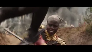 Black Widow & Okoye vs Proxima Midnight   The Avengers   Infinity War  720 X 720