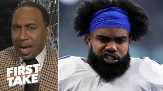 I'd 'shut down' Ezekiel Elliott's extension talks after brush with the law - Stephen A. | First Take