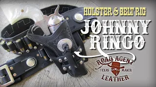 Leathercraft: Tombstone "Johnny Ringo" SAA Cowboy Action Cosplay Leather Holster Leatherworking