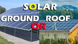 Ground vs Roof Mount Solar Panels - Which Is Right For You?  Planning Your DIY Solar Array Part 2
