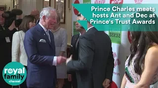 Prince Charles meets hosts Ant and Dec at Prince's Trust Awards