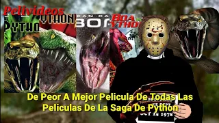 De Peor A Mejor Pelicula De Python | Pelivideos Oficial