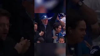 Auston Matthews embraces dad after winning his first playoff series