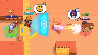 1 vs 99! BUSTER Counter-Damage UNLUCKY BROCK 😂 Brawl Stars Funny Moments, Wins, Fails, Glitch ep.931