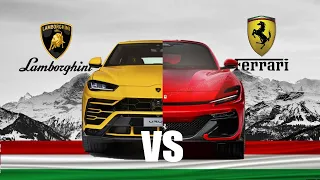 2023 Ferrari Purosangue vs Lamborghini Urus - In Price, performance, weight balance, size and space