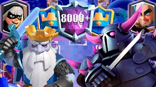 CHEGUEI AOS 8055 TROFÉUS NO CLASH ROYALE COM ESSE DECK DE PEKKA BRIDGE SPAM 😱