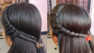 TWO 2 Beautiful unique Hairstyles for occasions| Hair tutorials for girls #nirmalahairstyles #hair