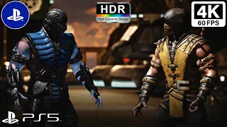 Mortal Kombat X (PS5) SUB-ZERO vs SCORPION (4K ᵁᴴᴰ 60ᶠᵖˢ HDR) Gameplay No Commentary