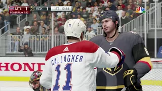 NHL 18 Montreal Canadiens vs Las Vegas Golden Knights