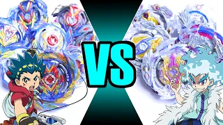 ALL VALKYRIES vs ALL LONGINUS - VALT vs LUI | Beyblade Burst Super King ベイブレードバーストスーパーキング