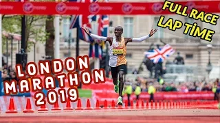 London Marathon 2019 Full Race Lap Time Results