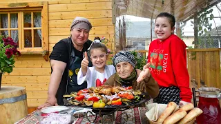 We brought together the best recipes | Village Food Azerbaijan