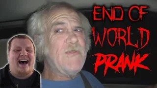 THE END OF THE WORLD - PRANK BY ANGRY GRANDPA REACTION!!!