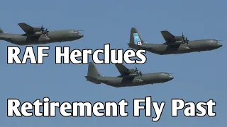 RAF Hercules Retirement Flypast - 14/06/23