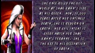 Ultimate Mortal Kombat 3 - Genesis & Mega Drive - Sindel - Biography