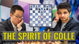 The spirit of Edgard Colle | Wei Yi vs Vidit Gujrathi | Tata Steel 2024