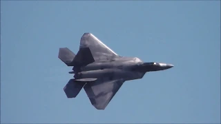 WINGS OVER NORTH GEORGIA AIRSHOW U.S.AIR FORCE F-22 & A-10 DEMO ROME,GA. 10-12-2018