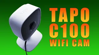 Best Security Camera? TP-Link Tapo C100 WIFI Camera Review And Test Footage