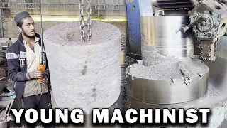 Machining Process of Industrial Machinery Part with 100yrs old Technology