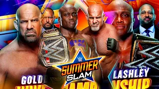 Bobby Lashley vs. Goldberg WWE Championship Full Match WWE SummerSlam 2021