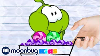 Cut The Rope - Learn Drawing and coloring with Om Nom| ABC 123 Moonbug Kid | Fun Cartoon | Learning