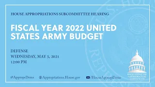 Fiscal Year 2022 United States Army Budget (EventID=112531)