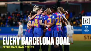 Every Barcelona Goal From the 2021-22 UEFA Women's Champions League Group Stage