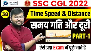 SSC CGL Maths 2022 | Time, Speed & Distance (समय, गति एवं दूरी) Part-1 😍 | Maths by Sahil Sir