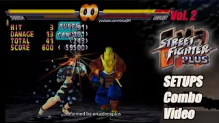 Street Fighter Ex2 plus - Setups Combo video Vol. 2