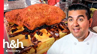 Pastel gigante en forma de Waffle con pollo frito | Cake Boss | Discovery H&H