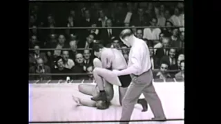 Cowboy Karl Davis vs Terry McGinnis 1930's 1940's professional wrestling wild Los Angeles match