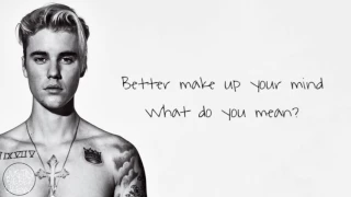 Justin Bieber - What Do You Mean? (Acoustic Lyric Version)