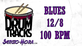 Drum track BLUES 12/8 100 BPM