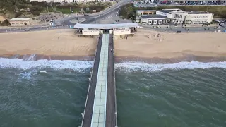 4K BOSCOMBE BEACH PIER  |2022 SURFING  *BEACH *SOUTH OF ENGLAND