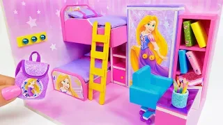 DIY Miniature Dollhouse Room Collection ~ Rapunzel Room Decor, Backpack