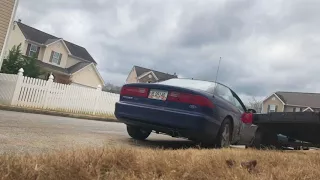 Straight piped 93’ Ford Probe GT cold start and driveby