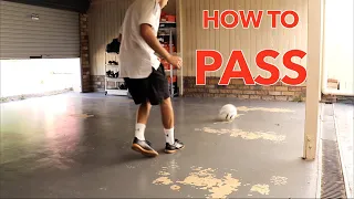 How to Pass a Soccer Ball Tutorial for Beginners