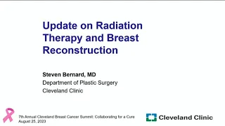Update: Implant Based Breast Reconstruction and RT | Lobular Breast Cancer Event 2023 (Graphic)