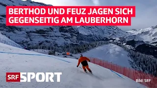 Berthod jagt am Lauberhorn Feuz - oder umgekehrt? 😅 | SRF Sport