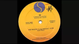 M -  Pop Muzik ( 12" Long Version)