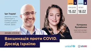 Вакцинація проти COVID. Досвід Ізраїлю