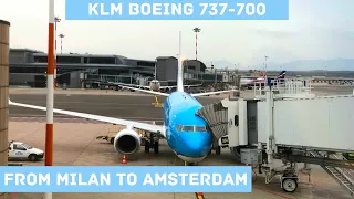 Trip Report | KLM Boeing 737-700 (Economy) | Milan (MXP) - Amsterdam