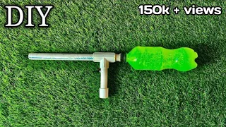 How to make gun for Diwali using pvc pipe for botal 👉 Homemade gun