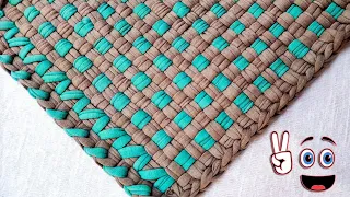 DIY, HOW TO MAKE SMALL TABLE MAT, DOORMAT MAKING AT HOME, PAYDAN BANANE KA TARIKA MACRAME KNOTS