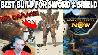 BEST Build For Sword & Shield Monster Hunter Now