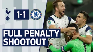 SPURS 1-1 CHELSEA | FULL PENALTY SHOOTOUT | Dier, Lamela, Højbjerg, Lucas & Kane all score!