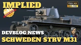 War Thunder - Devblog News - die Schweden kommen - Strv M/31 Reserve Panzer