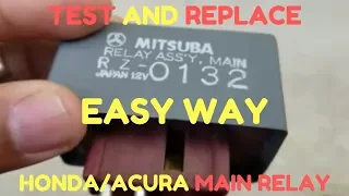 How to Test and Replace Main Relay | Honda Acura 92-00 | Car No Start